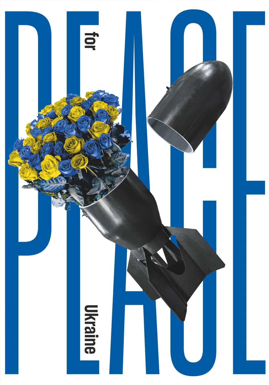 Poster Peace for Ukraine by Danilo De Marco