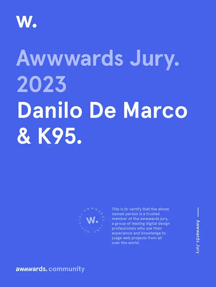 Judge at CSS Design Award