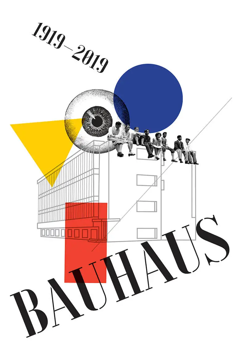 Bauhaus poster tribute design