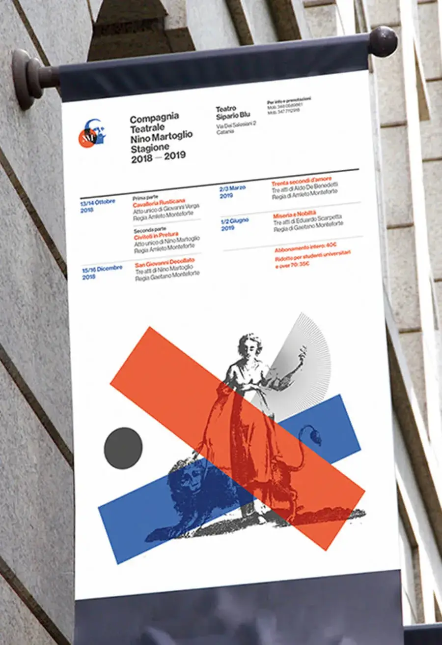 Visual identity for Compagnia Nino Martoglio